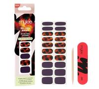 Mylee Tortoise Shell Gel Nail Wraps [Mulberry Clash] - in Session Collection - Pre-Cured Gel Stickers, No Lamp Needed, Chip-Resistant, Glossy Finish, Long Lasting, Easy to Apply [Autumn/Winter 2025]