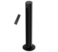 MYLEK 39.4" Tower Fan Black with Remote 4 Speeds & Modes, Oscillating MYLEK Black