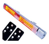 MYLEK 3kW Electric Patio Heater IP65 Wall Mountable Remote Control