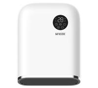 MYLEK Bathroom Electric Heater 2KW Downflow Air Curtain IP22 with Timer in White MYLEK White