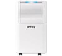 MYLEK Dehumidifier 12L/Day, Humidity Sensor, Continuous Drainage Option, Drying Clothes, Damp Rooms, Mould