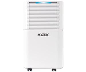 MYLEK Dehumidifier Extracts 12L Day With Digital Display, Smart Humidity Sensor, Continuous Drainage Option for Drying Clothes & Ideal for Damp Rooms and Mould