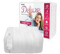 Mylek Electric Blanket Single Fully Fitted Heated Mattress Cover Underblanket With Elasticated Skirt - Size 200 X 107Cm