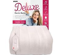 Mylek Electric Blanket Single Fully Fitted Heated Mattress Cover Underblanket With Elasticated Skirt - Size 200 X 107Cm