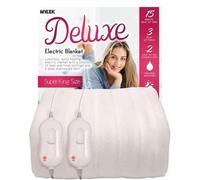 MYLEK Electric Blanket Super King Size Fully Heated Mattress Cover Underblanket with Elasticated Skirt