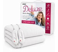 Mylek Electric Blanket Super King Size Fully Heated Mattress Cover Underblanket With Elasticated Skirt