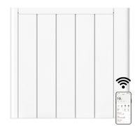 Mylek Electric Ceramic Radiator Panel Heater Wifi Smart App Eco 1500W Bathroom Safe Wall Mounted Timer Thermostat
