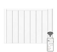 MYLEK Electric Ceramic Radiator Panel Heater WIFI Smart APP Eco 2000W Bathroom Safe Wall Mounted Timer Thermostat