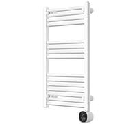 Mylek Electric Ladder Towel Rail Radiator 500W - Smart WiFi App Controlled Fluid Filled Bathroom Heated Towel Rail with Thermostat