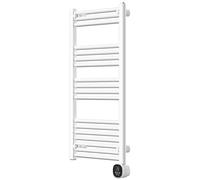 MYLEK Electric Ladder Towel Rail Radiator 750W - Smart WiFi App Controlled Fluid Filled Bathroom Heated Towel Rail with Thermostat