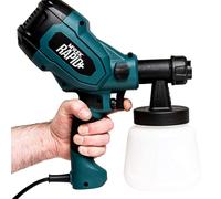 MYLEK Electric Paint Sprayer Gun Kit 400W - 2 Cups, 2 Air Filters & More in Blue MYLEK Blue