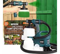 MYLEK Electric Paint Sprayer Gun Kit 700W - 2 Cups, Strap & 2 Air Filters in Blue MYLEK Blue