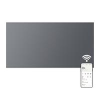 MYLEK Electric Panel Heater WIFI App Controlled Slimline 1.5kW in Charcoal MYLEK Charcoal