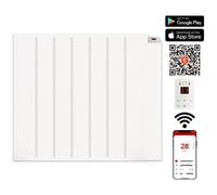 Mylek Electric Radiator Panel Heater Wifi Smart App Eco 1500W Bathroom Safe Wall Mounted Timer Thermostat