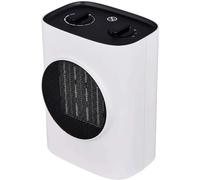 MYLEK Fan Heater Ceramic PTC 1.5kW 2 Heat Settings Tip Over Protection Adjustable Thermostat