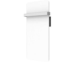 MYLEK Infrared Panel Heater Vertical Radiator 800W - 24/7 Timer - Upright - Eco Low Energy - Removable Towel Rail for Bathrooms, Bedrooms, Kitchen - Wall mountable (0.8 KW) Lot20