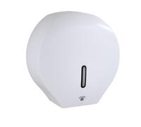 MYLEK Jumbo Toilet Roll Dispenser ABS Durable White Matte Finish MYLEK White