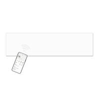 MYLEK Low Level Electric Panel Heater WIFI App Controlled Slimline IPX4 1kW in White MYLEK White