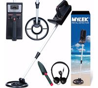 Mylek Metal Detector Kit MYMD1061 - Beginner Friendly, Includes Shovel & Headphones, Detects Gold, Silver & All Metals, Shallow Water