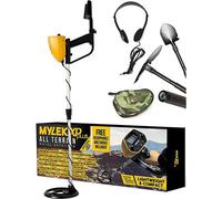 Mylek Metal Detector Waterproof Complete With Bag, Headphones, Shovel & Pick/compass Tool Kit