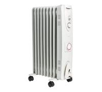 Mylek Oil Filled Electric Portable Heater Radiator with Adjustable Thermostat 2000w With Timer