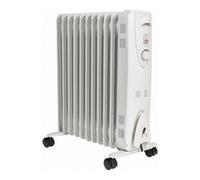 Mylek Oil Filled Electric Portable Heater Radiator With Adjustable Thermostat 2500W