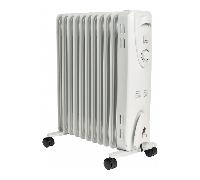 Mylek Oil Filled Electric Portable Heater Radiator with Adjustable Thermostat 2500w