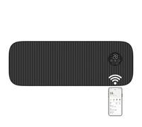 Mylek Over Door Black WIFI Warm Air Fan Heater Timer App Or Remote Control 2KW