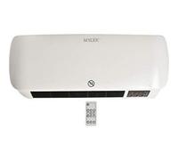 Mylek Over Door Heater 2000W Electric Downflow Overdoor Air Curtain And Fan With Thermostat, Led Display, Timer & Remote Control