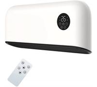 MYLEK Over Door Heater 2000W Wall Mounted Indoor Overdoor Hot Air Downflow Curtain White