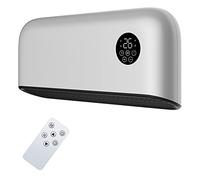 Mylek Over Door Heater 2000W Electric Downflow Overdoor Air Curtain And Fan With Thermostat, Led Display, Timer & Remote Control - Lot20 Compliant (2Kw)
