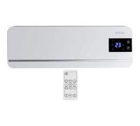 MYLEK Overdoor Heater 2KW Downflow Over Door Air Curtain Electric And Fan with Thermostat, LED Display, Timer & Remote Control - Lot20 Compliant (2000W)