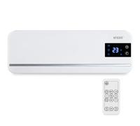 MYLEK Overdoor Heater 2KW Downflow Over Door Air Curtain Electric Heater with Thermostat, LED Display, Timer & Remote Control - Lot20 Compliant (2000W)