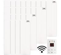 MYLEK Panel Heater Radiator Wifi Smart App Electric 2000W With Thermostat - Wall Mounted or Floor Standing Lot 20 Compliant - Bathroom IP24 Rated - for Homes, Offices and More (2KW)