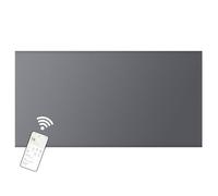 MYLEK Panel Space Heater 1.5KW Smart WiFi App Radiator Electric SlimLow Energy - Charcoal Grey - Wall Mounted Design, Bathroom IPX4 Rated for Homes, Offices (1500w)