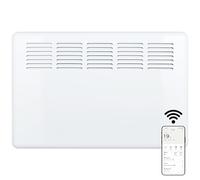 MYLEK Panel Space Heater Radiator 1.5KW Eco Smart WiFi App Electric Low Energy, Wall Mounted or Floor Standing, Bathroom IP24 Rated for Homes, Offices (1500w)