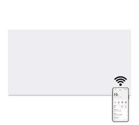 MYLEK Panel Space Heater White 1.5KW Eco, Smart and WiFi App Slimline Low Energy - Wall Mounted, Bathroom IPX4