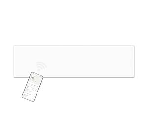 MYLEK Panel Space Heater White Eco Smart WiFi App Radiator Electric 1KW, Slimline Low Energy, Wall Mounted, Bathroom IPX4 Rated for Homes, Offices (1000W Low Level)