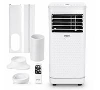 MYLEK Portable Air Conditioner 9000BTU Remote Control, Dehumidifier & Timer in White MYLEK White