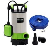 Mylek Pro-Kleen Submersible Water Pump 1100w Electric for Clean or Dirty Water with Float Switch With 10m Hose