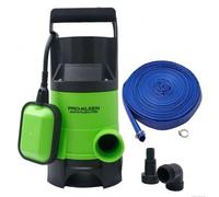 Mylek Pro-Kleen Submersible Water Pump Electric 750W with 5m Layflat Hose for Clean or Dirty Water