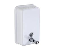 Mylek Pro-Washroom Manual Pump Soap Dispenser White Wall Mounted Large Commercial 1L