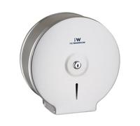 Mylek Pro Washroom Stainless Steel Jumbo Toilet Roll Dispenser Space-Saving Wall-Mount, High-Capacity 250mm Roll Holder Lockable