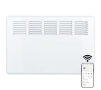 MYLEK Smart App Wifi Electric Panel Heater with 24/7 Timer IP24 Rated 1.5kW in White MYLEK White