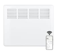 MYLEK Smart App Wifi Electric Panel Heater with 24/7 Timer IP24 Rated 1kW in White MYLEK White