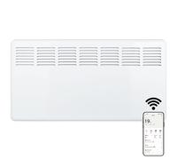 MYLEK Smart App Wifi Electric Panel Heater with 24/7 Timer IP24 Rated 2kW in White MYLEK White