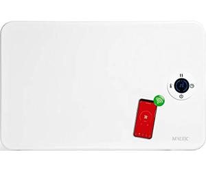 MYLEK Smart Electric Panel Heater Radiator with Timer & Thermostat 1000W - Free Standing or Wall Mounted - Home, Office, Bathroom - Built-in Optional WiFi Remote App Control (1kW)
