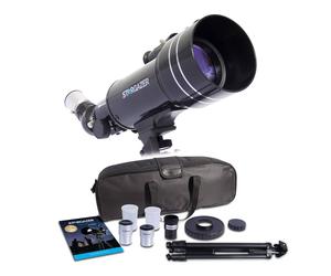 MYLEK Stargazer Telescopes for Adults Beginners Children, Portable Telescope in Black MYLEK Black