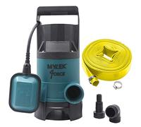 MYLEK Submersible Water Pump 400W Electric, 8000L/H, Heavy Duty 15m Layflat Hose for Clean or Dirty Water, Float Switch, 10M Power Cable - Floods, Pools, Gardens, Ponds, Hot Tubs