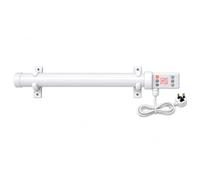 Mylek Tubular Heater 120W - 640MM - Low Energy with Built in Digital Timer, Thermal Cut Out, Mounting Brackets, Greenhouse, Garage, Caravan